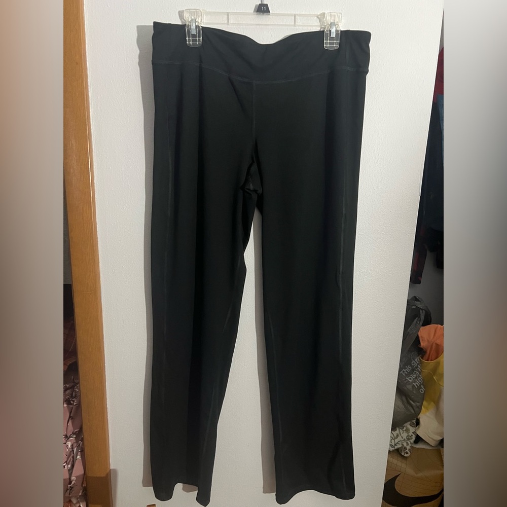 Hanes Black Boot Cut Pants